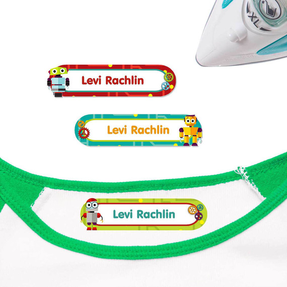 Iron On Clothes Name Labels Durable