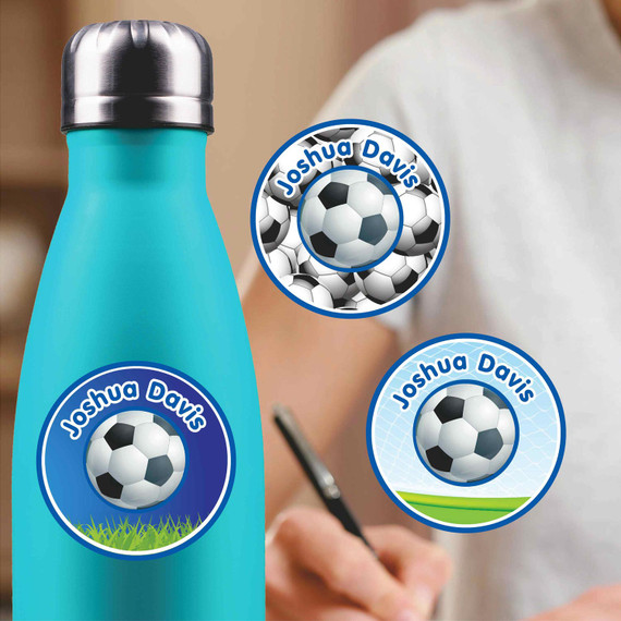 Durable round sticker labels personalized