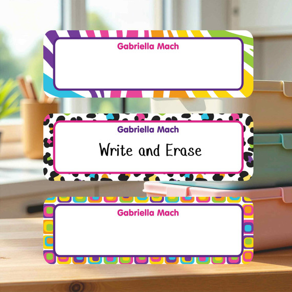 Reusable Write On Labels, Large