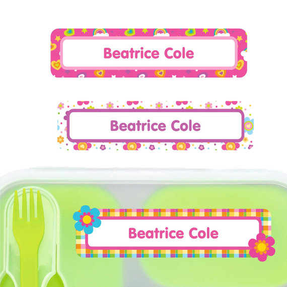 Rectangle Name Labels for Daycare