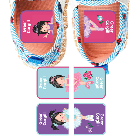 Ballet picture matching design shoe stickers left and right learning Ballet picture matching design shoe stickers left and right learning