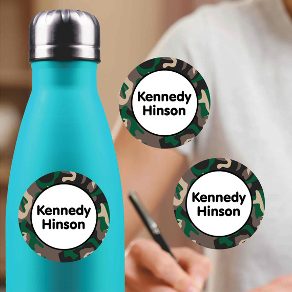 Custom medium round sticker labels for kids