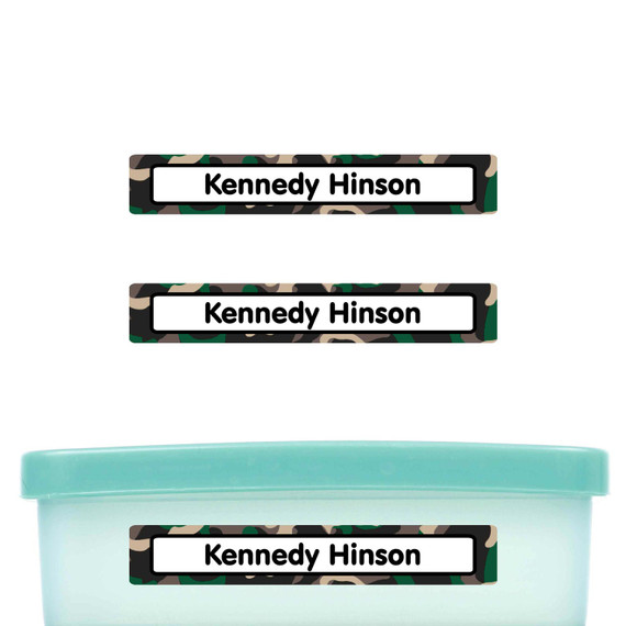 Slim Name Labels for School