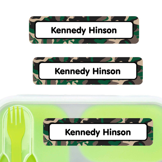 Custom Name Labels Large Rectangle