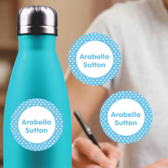 Medium round labels personalized sticker style