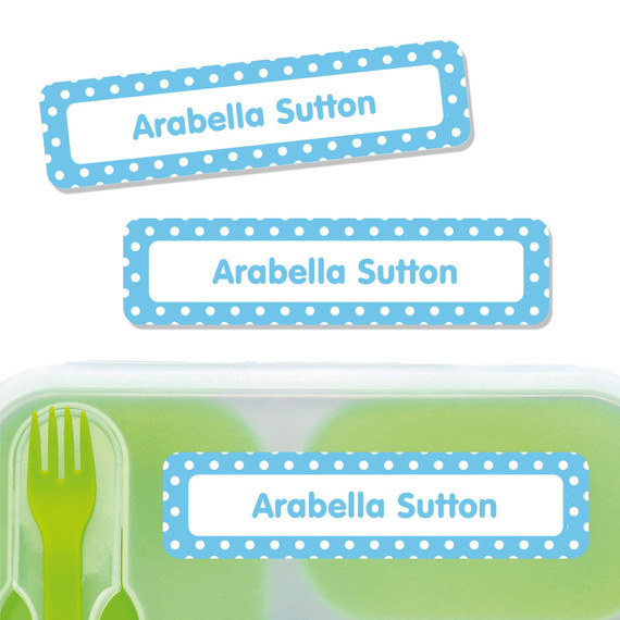 Dots Large Rectangle Name Labels