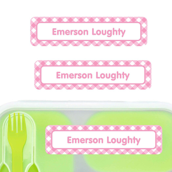 School Supply Rectangle Labels