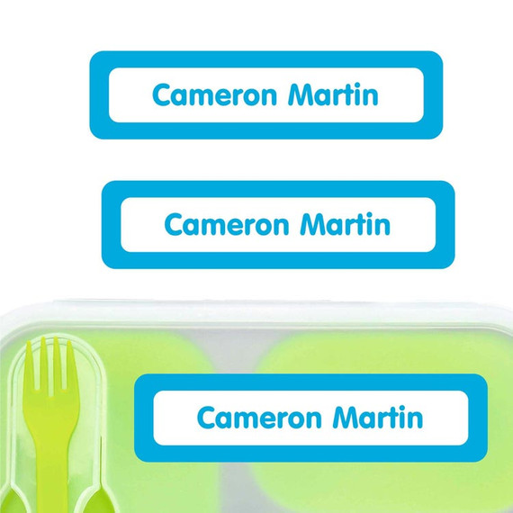 Large Rectangle Stickers School