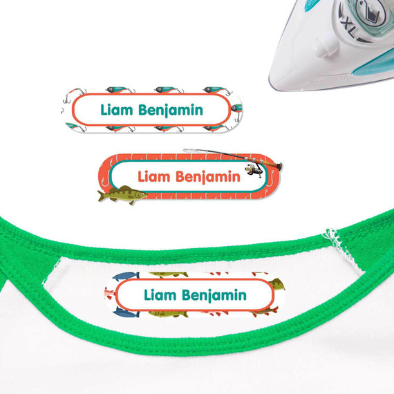 Iron On Clothes Name Labels Personalized