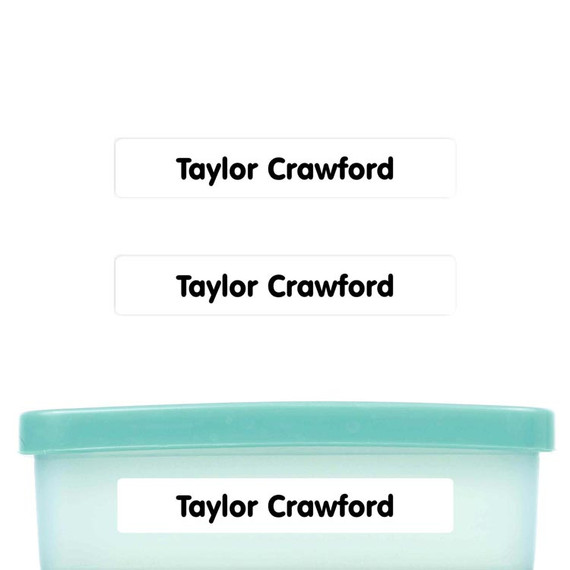 Skinny Labels for Snack Containers