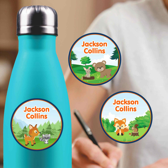 Custom personalized round sticker labels
