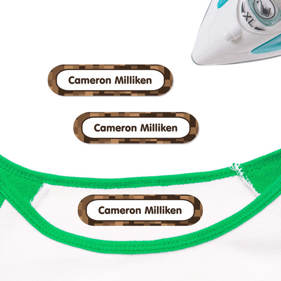 Iron On Name Tags Seamless Bonded
