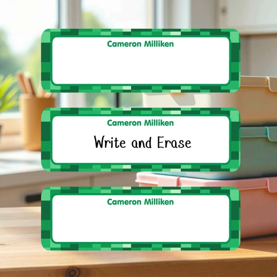 Reusable Write On Labels, Large