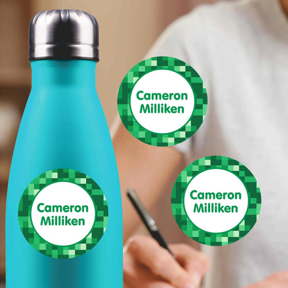 Custom medium circle sticker labels waterproof
