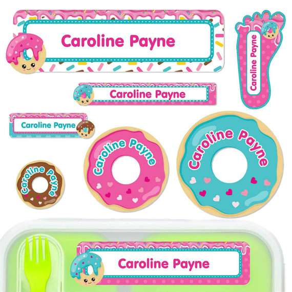 Donuts Daycare Labels