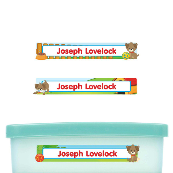 Waterproof Slim Name Stickers
