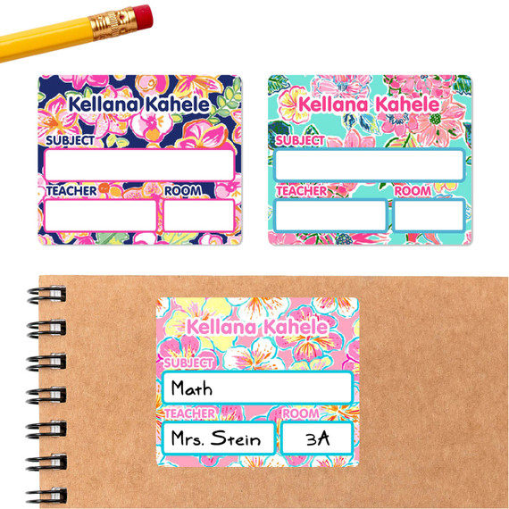 School Subject Labels for Notebooks and Binders
