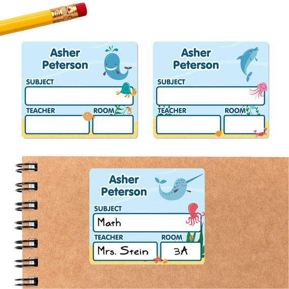 Subject Labels for Notebook