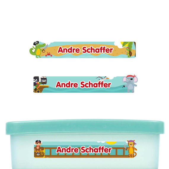 Durable Slim Rectangle Name Labels