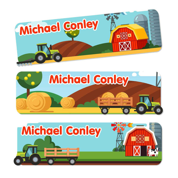 Tractor Large Name Labels