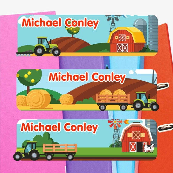 Durable name labels for school lunch containers