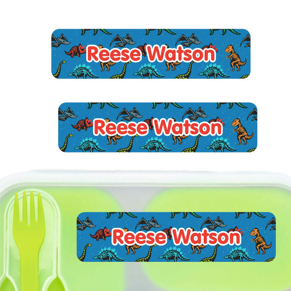 Rectangle Name Labels Dishwasher Safe