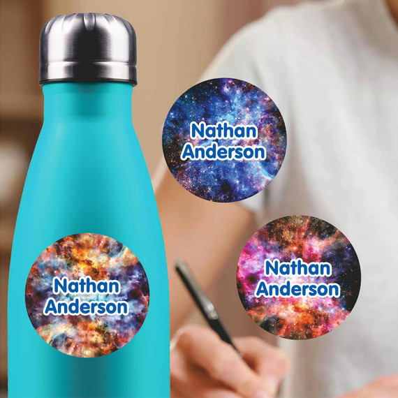 Medium waterproof sticker labels circle shape