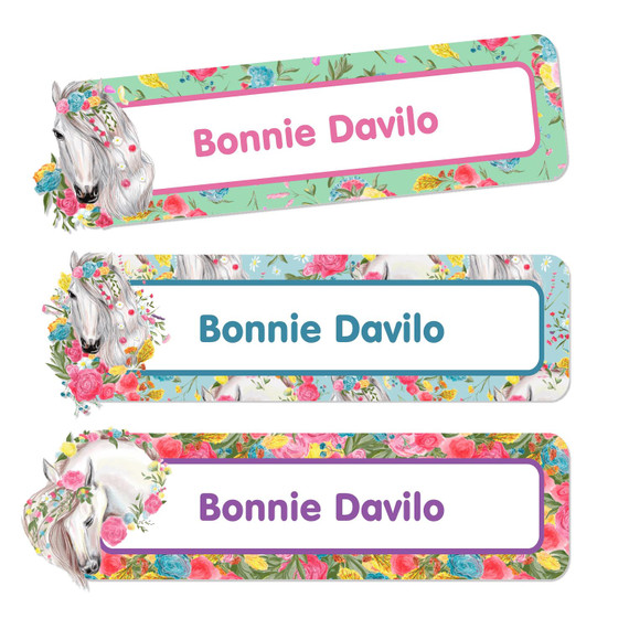 Horse Name Labels