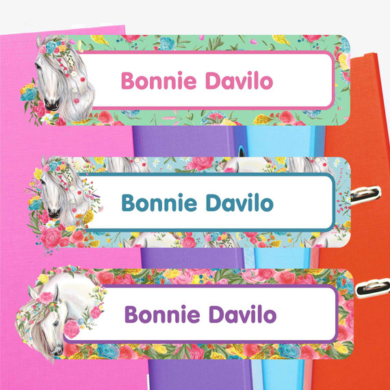 Waterproof personalized name labels for school