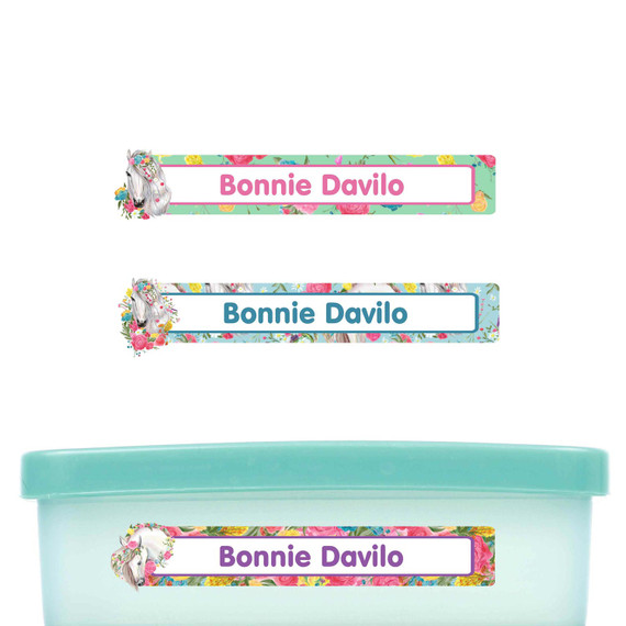 Skinny Name Labels for Baby Bottles