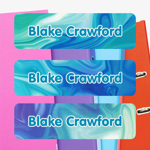 Waterproof name labels that last all year