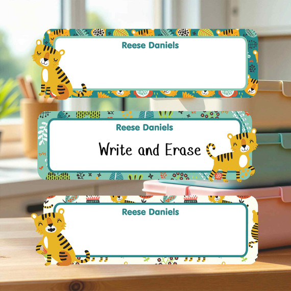 Reusable Write On Labels, Large