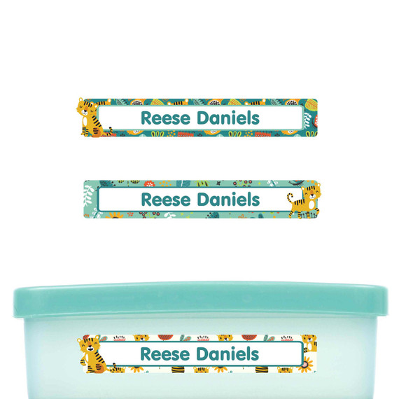 Waterproof Slim Rectangle Name Labels