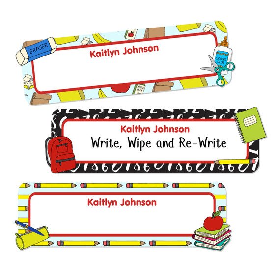 Write-On Name Labels for Daycare, Small