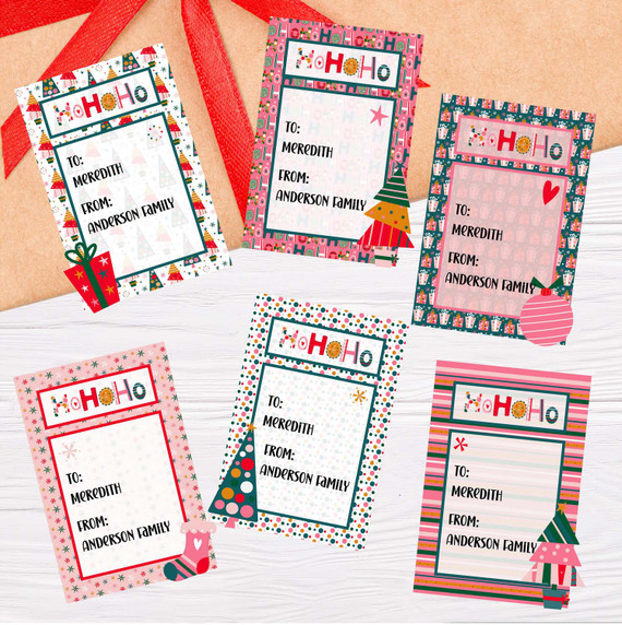 Rectangle Gift Labels