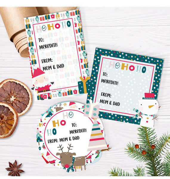 Cute Christmas Gift Stickers