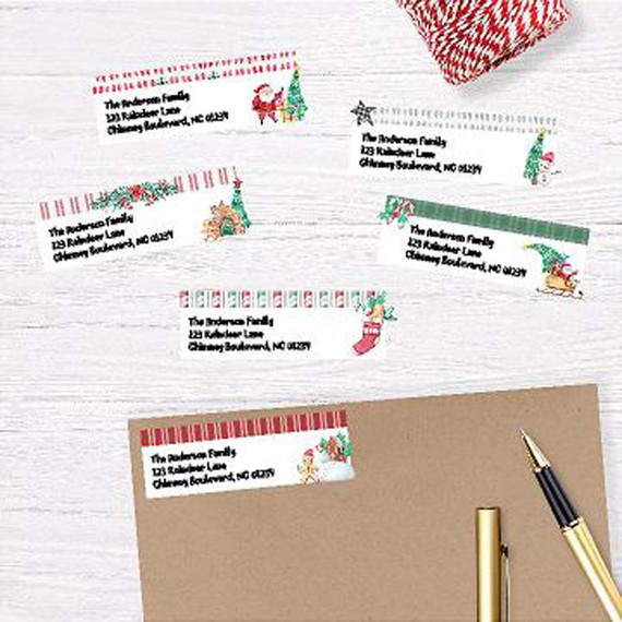 Christmas Address Labels