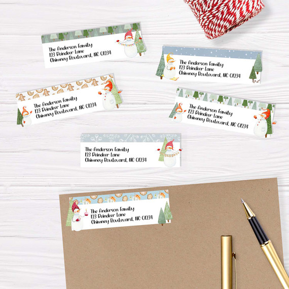 Christmas Address Labels