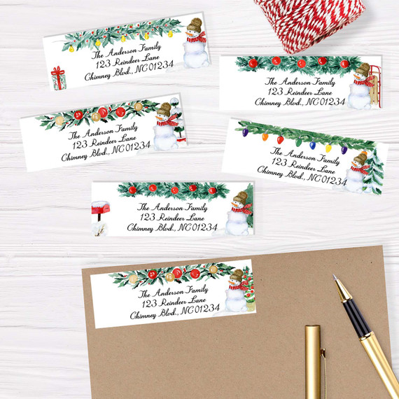 Christmas Address Labels