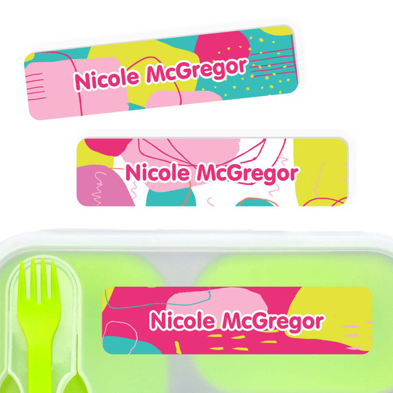 Waterproof Name Stickers