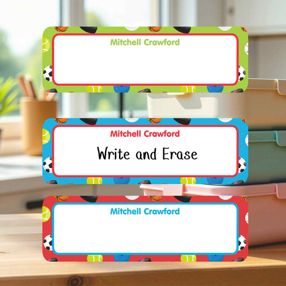 Reusable Write On Labels, Large