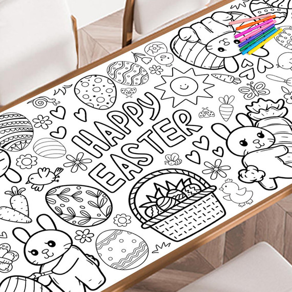 Easter Coloring Poster