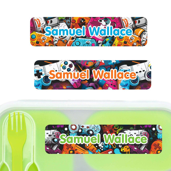Large Rectangle Labels for Kids