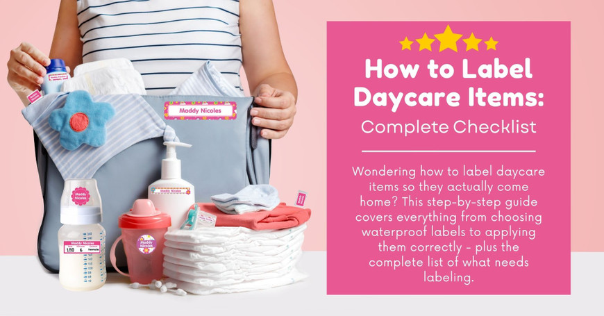 Waterproof Labels for Daycare: A Mom-of-3's Real Talk Guide for First-Time Parents