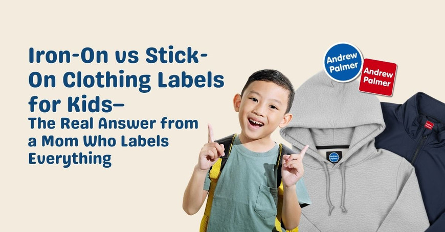 Iron-On vs Stick-On Clothing Labels for Kids — The Real Answer from a Mom Who Labels Everything