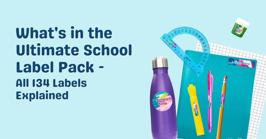 What's in the Ultimate School Label Pack — All 134 Labels Explained