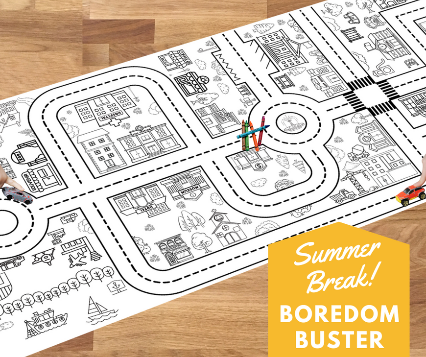 Unleash Creativity with Giant Coloring Pages from Sticky Monkey Labels