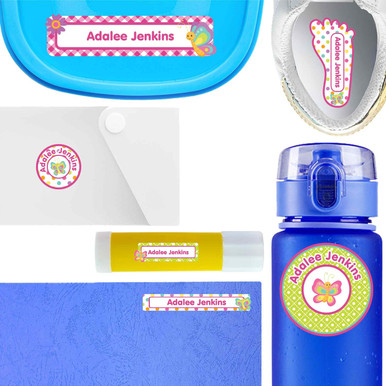 Butterflies Starter Label Pack | Waterproof Name Labels