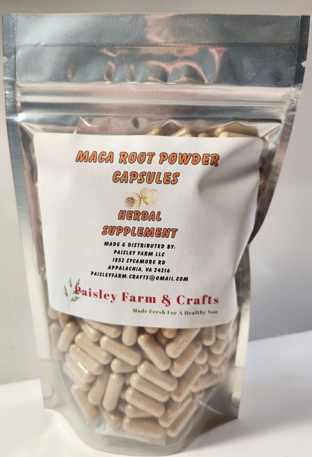 Maca Root Capsules - 300 Pack - Made Fresh On Demand! Maca Root Capsules - 300 Pack - Made Fresh On Demand!