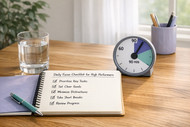 Daily Focus Checklist for High Performers